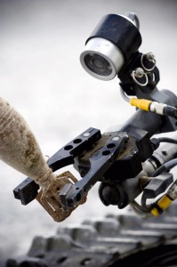Rovation diagnostics for sniping robot in field